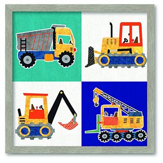 COURTSIDE MARKET Power Trucks III Framed Board Wall Decor