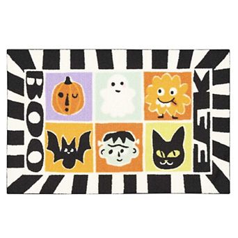 Celebrate Together™ Halloween Multi Monster Icon Halloween Accent Rug