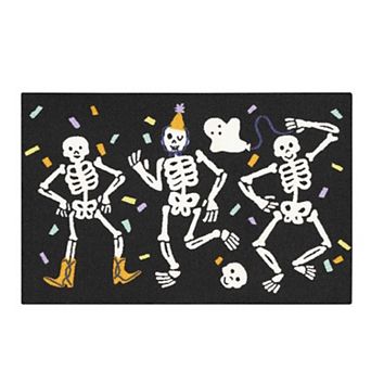 Celebrate Together™ Halloween Dancing Skeletons Accent Rug