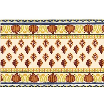 Celebrate Together™ Fall Leaves & Pumpkins Accent Rug