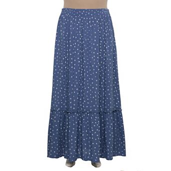 Juniors' Plus Size SO® Single Tiered Maxi Skirt