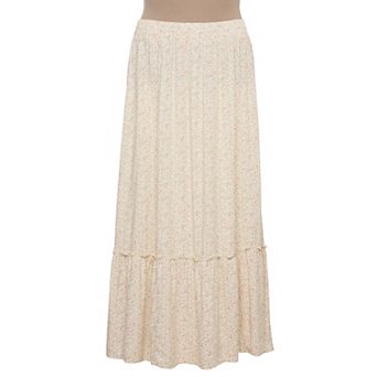 Juniors' Plus Size SO® Single Tiered Maxi Skirt