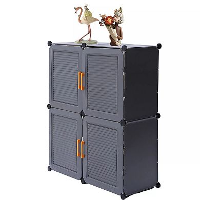 6 Tier Free-standing Cabinet Shoe Storage
