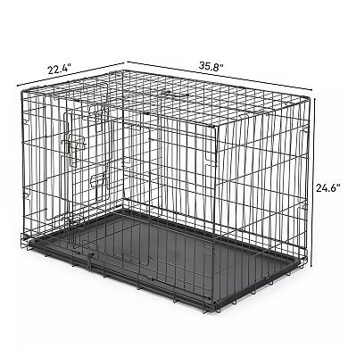 36 Inch Large Folding Pet Wire Cage