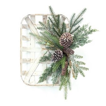 Melrose Pine Cone Wood Hanging Wall Art