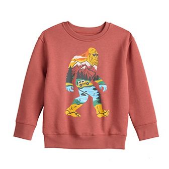 Boys 4-12 Jumping Beans® Graphic Fleece Crew Sweatshirt