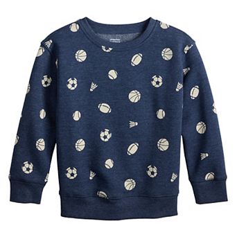 Boys 4-12 Jumping Beans® Graphic Fleece Crew Sweatshirt