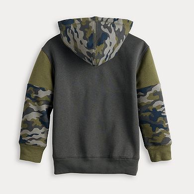 Boys 4-12 Jumping Beans® Colorblock Fleece Hoodie