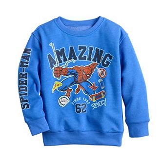 Boys 4-12 Jumping Beans® Marvel Spider-Man Graphic Fleece Crew