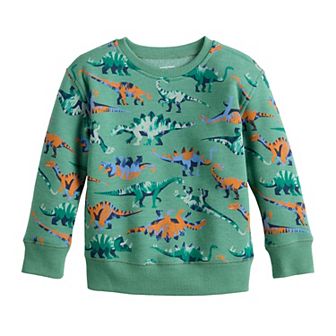 Baby & Toddler Jumping Beans® Graphic Fleece Crewneck Sweater