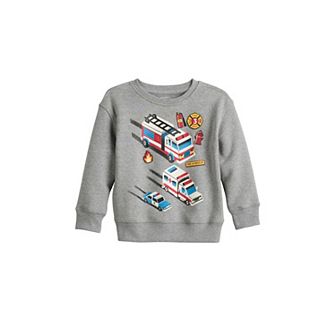 Baby & Toddler Jumping Beans® Graphic Fleece Crewneck Sweater