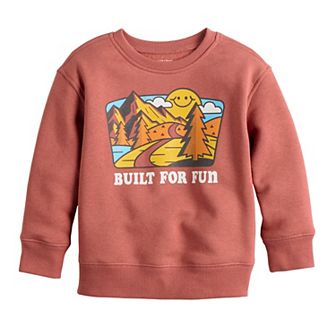 Baby & Toddler Jumping Beans® Graphic Fleece Crewneck Sweater