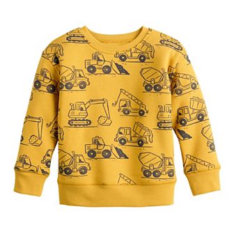 Baby & Toddler Jumping Beans® Graphic Fleece Crewneck Sweater