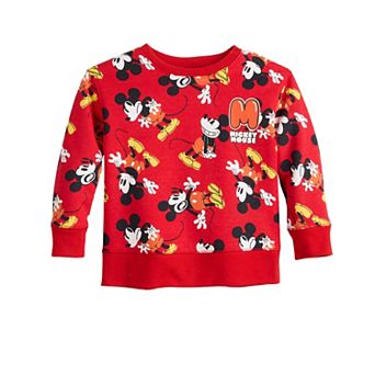 Baby & Toddler Jumping Beans® Disney's Mickey Mouse Graphic Fleece Crewneck Sweater