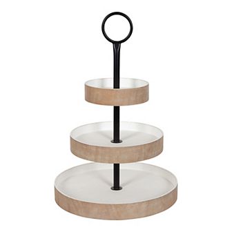 Woodmont 3 tier d Wood Tray 3 tier
