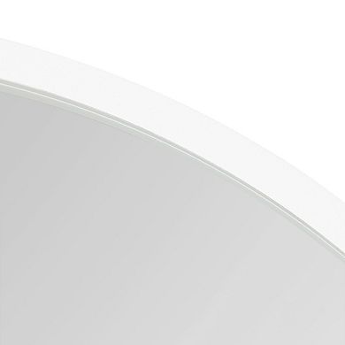 Wheeler Round Framed Wall Mirror