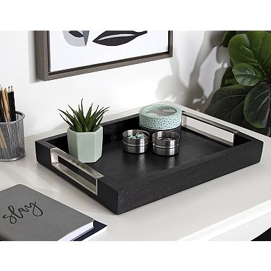 Heller Decorative Wood Tray 12x16