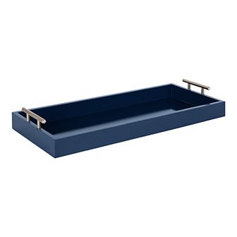 Lipton Narrow Rectangle Wood Accent Tray 10x24