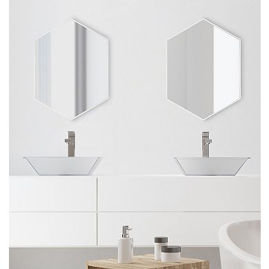 Rhodes Framed Hexagon Wall Mirror