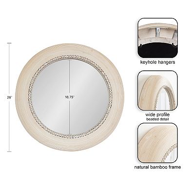 Jonesport Round Wall Mirror 26x26