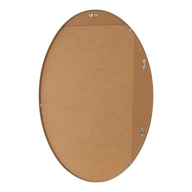 Zayda Metal Oval Mirror