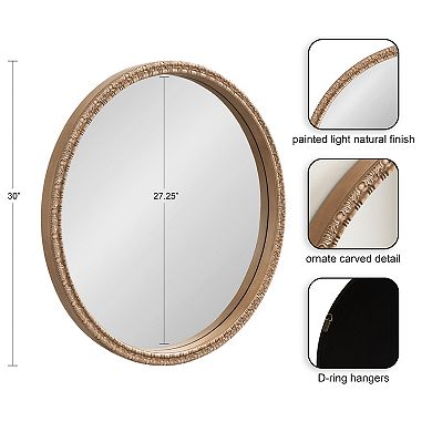 Stallworth Decorative Round Mirror