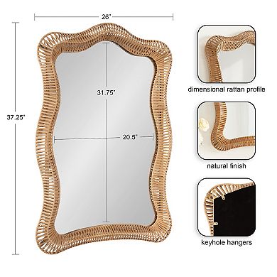 Rashana Rattan Wall Mirror