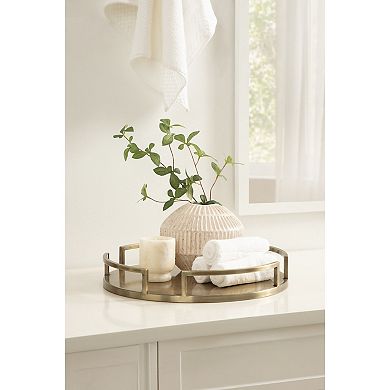 Gohana Decorative Metal Tray 16" diameter