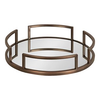 Gohana Decorative Metal Tray 16" diameter