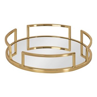 Gohana Decorative Metal Tray 16" diameter