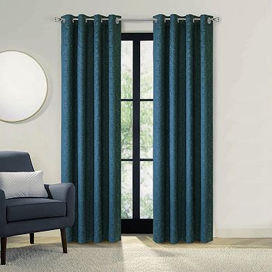 Bristol Room Darkening UV Protecion Grommet Curtain Panel for Windows