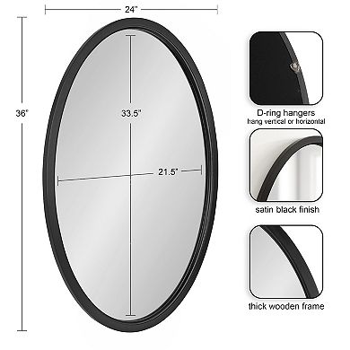 Hogan Oval Framed Mirror
