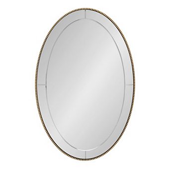 Gwendolyn Beaded Oval Wall Mirror