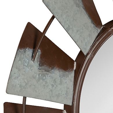 Millbrook Windmill Metal Wall Mirror