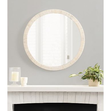 Rahfy Round Framed Wall Mirror