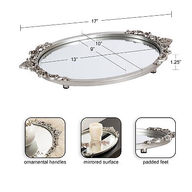 Arendahl Mirrored Decorative Tray 17x10
