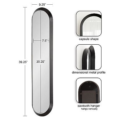 Niya Metal Panel Wall Mirror