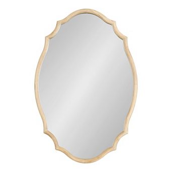 Leanna Wood Scalloped Oval Mirror