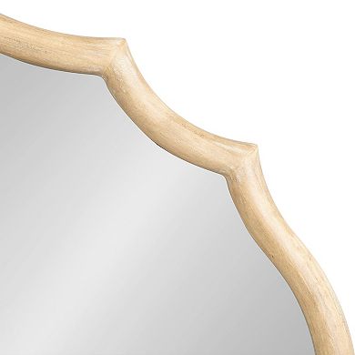 Leanna Wood Scalloped Oval Mirror