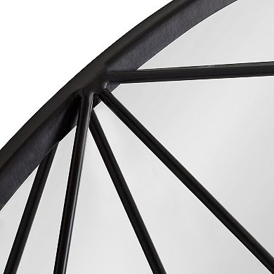 Keyleigh Round Metal Framed Wall Mirror