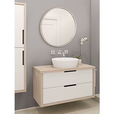 Valenti Round Framed Mirror