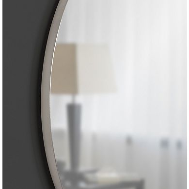 Rollo Round Framed Wall Mirror