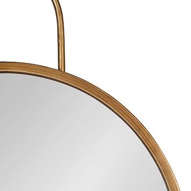 Patel Round Mirror with Shelf