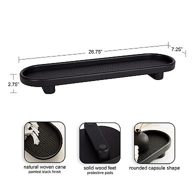 Planche Woven Tray 27x8