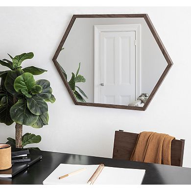 Laverty Framed Hexagon Wall Mirror