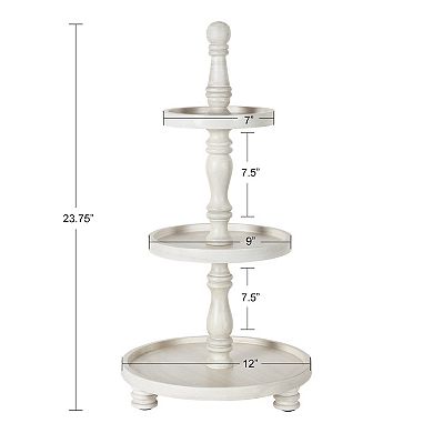 Downing Three Tiered Tray 12x12x24