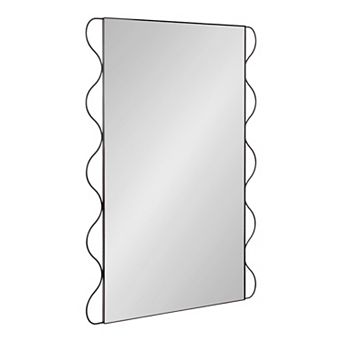 Wriggle Wavy Wall Mirror Metal