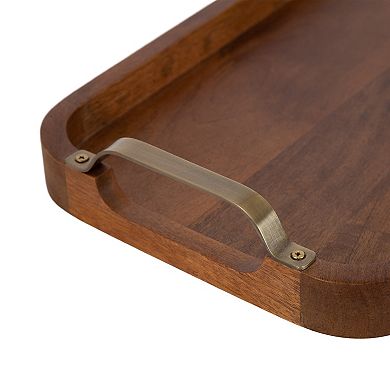 Farson Rectangle Tray with Handles 10x24