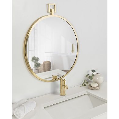 Tabb Round Framed Mirror