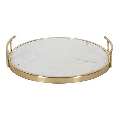 Marbury Round Metal Tray 14" Diameter